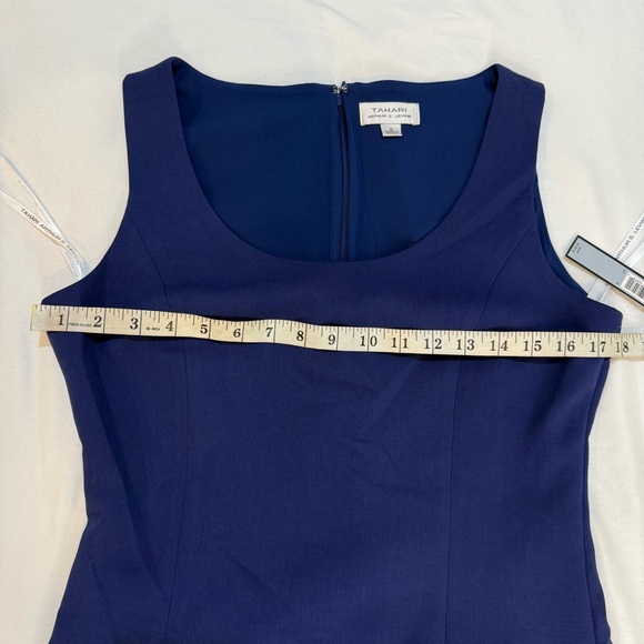 NWT Tahari Arthur S.Levine sleeveless Midi dress- 6 - Picture 6 of 15